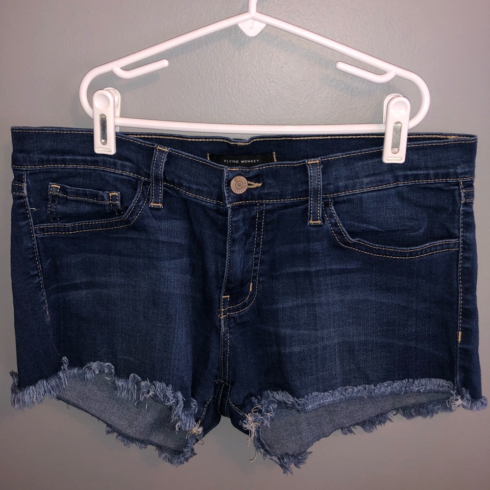 Flying Monkey cut off shorts